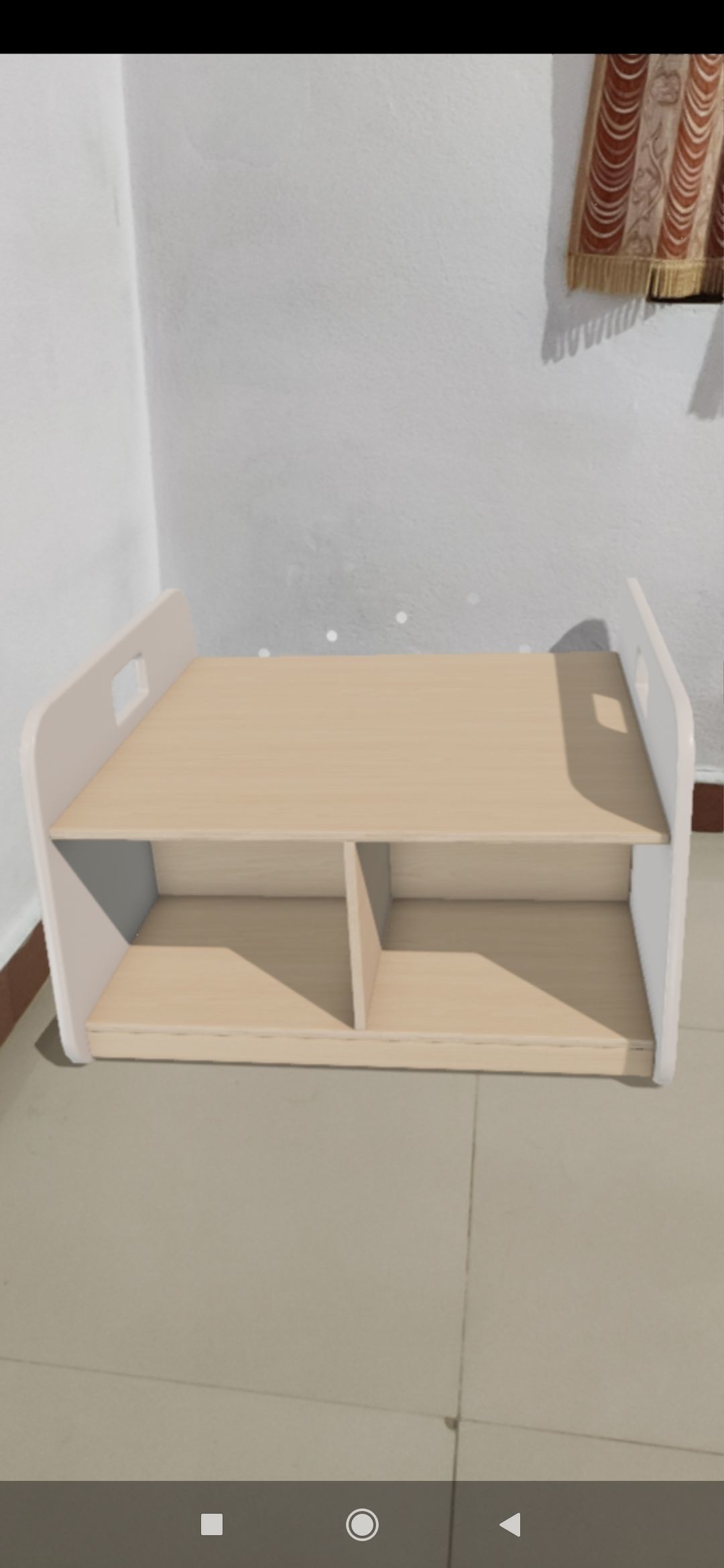 BigBacUp With Tray White Low-poly 3D model_5