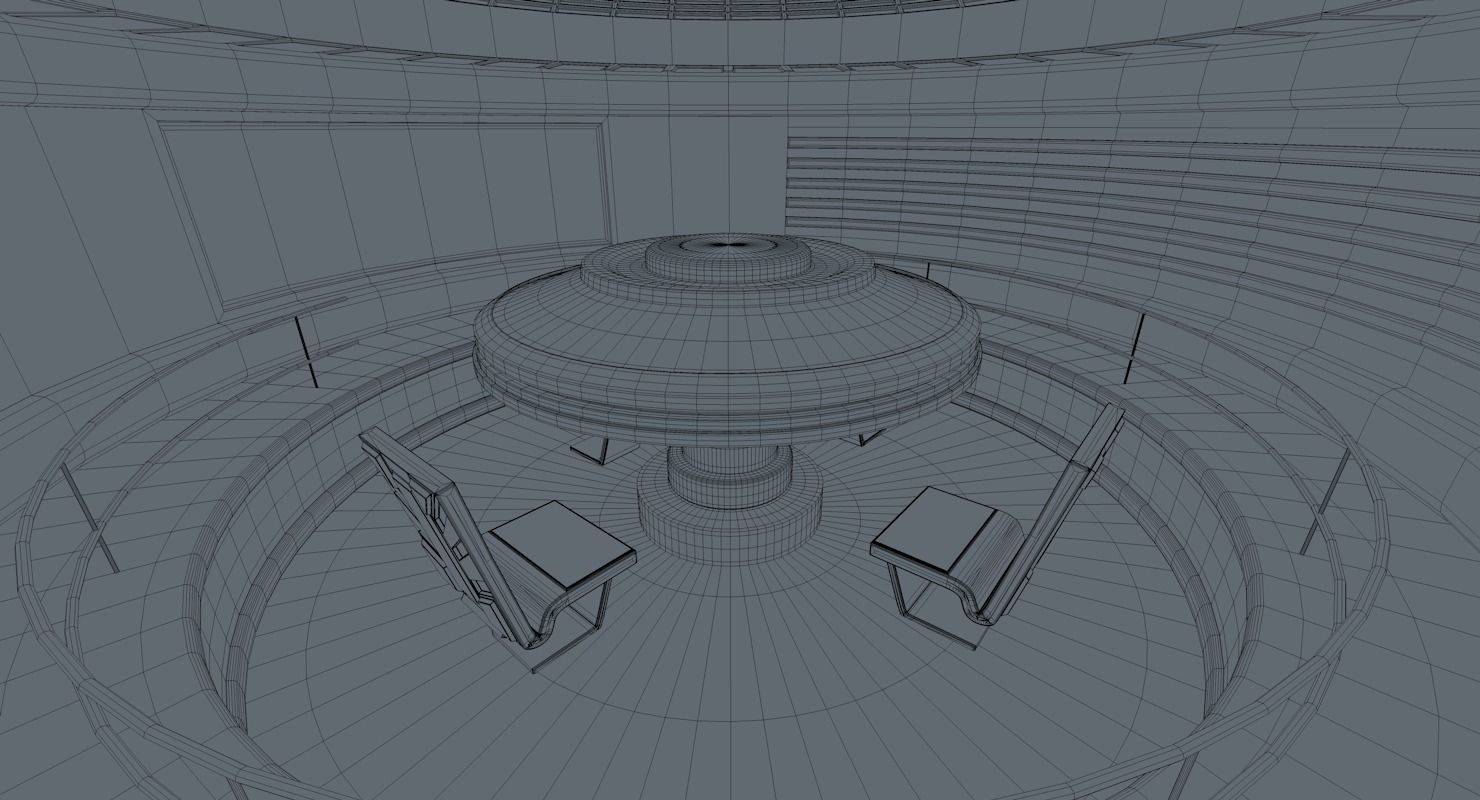 Sci Fi Room 3D model_6