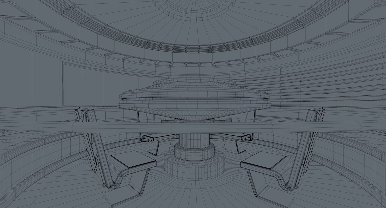 Sci Fi Room 3D model_7