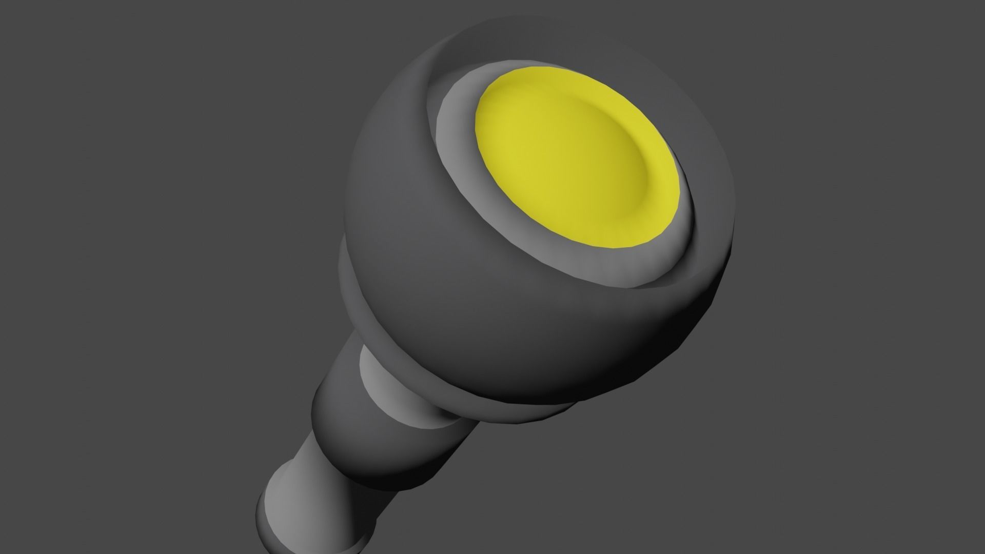 torch flashlight 3D model_1