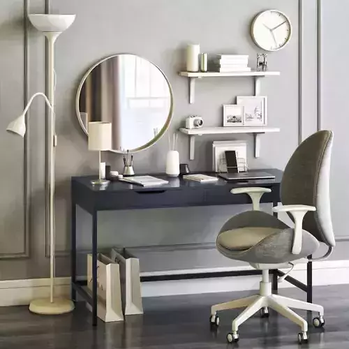 Womens dressing table and workplace 3D model