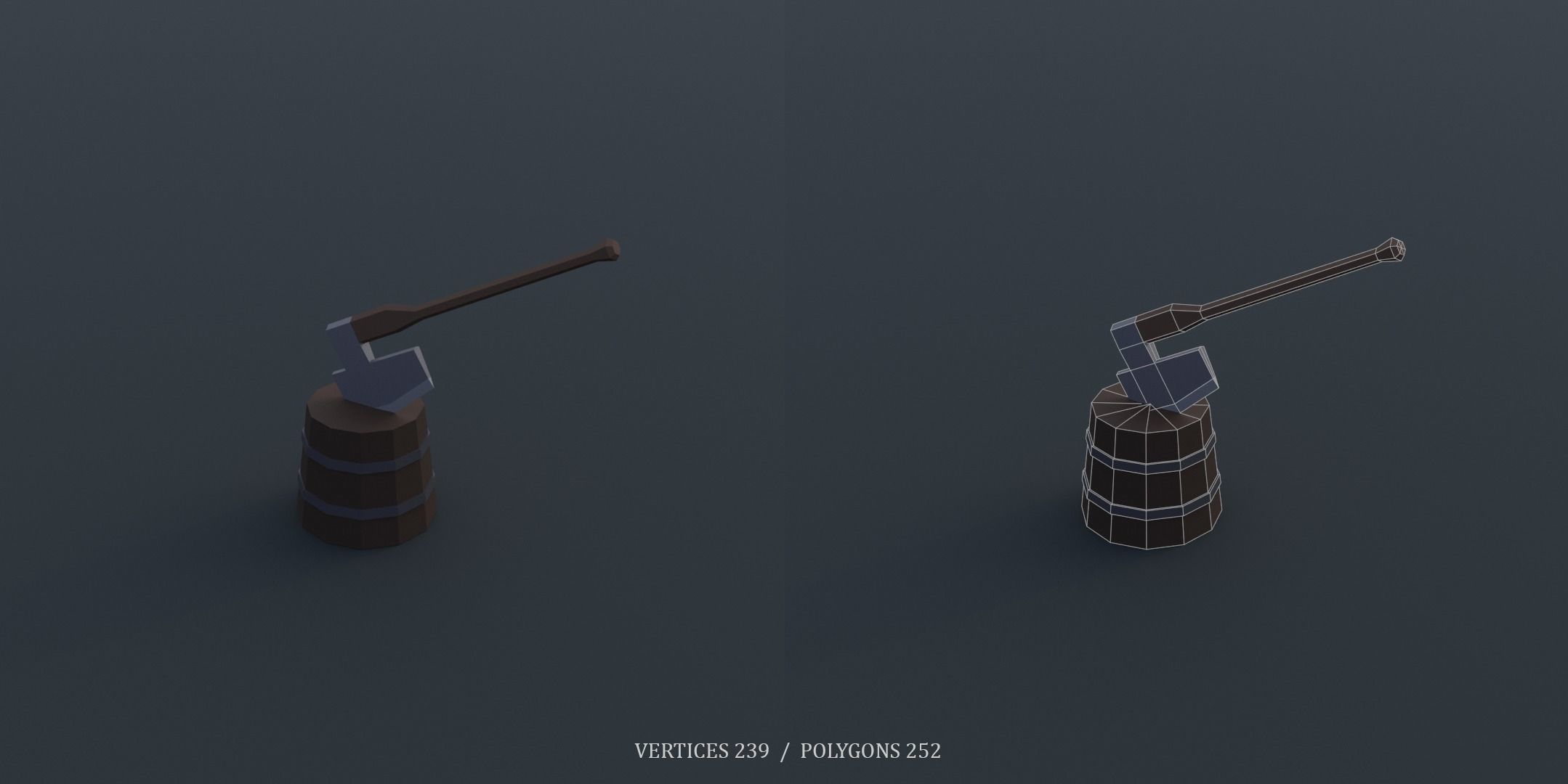 Medieval Torture Devices pack Low-poly 3D model_4