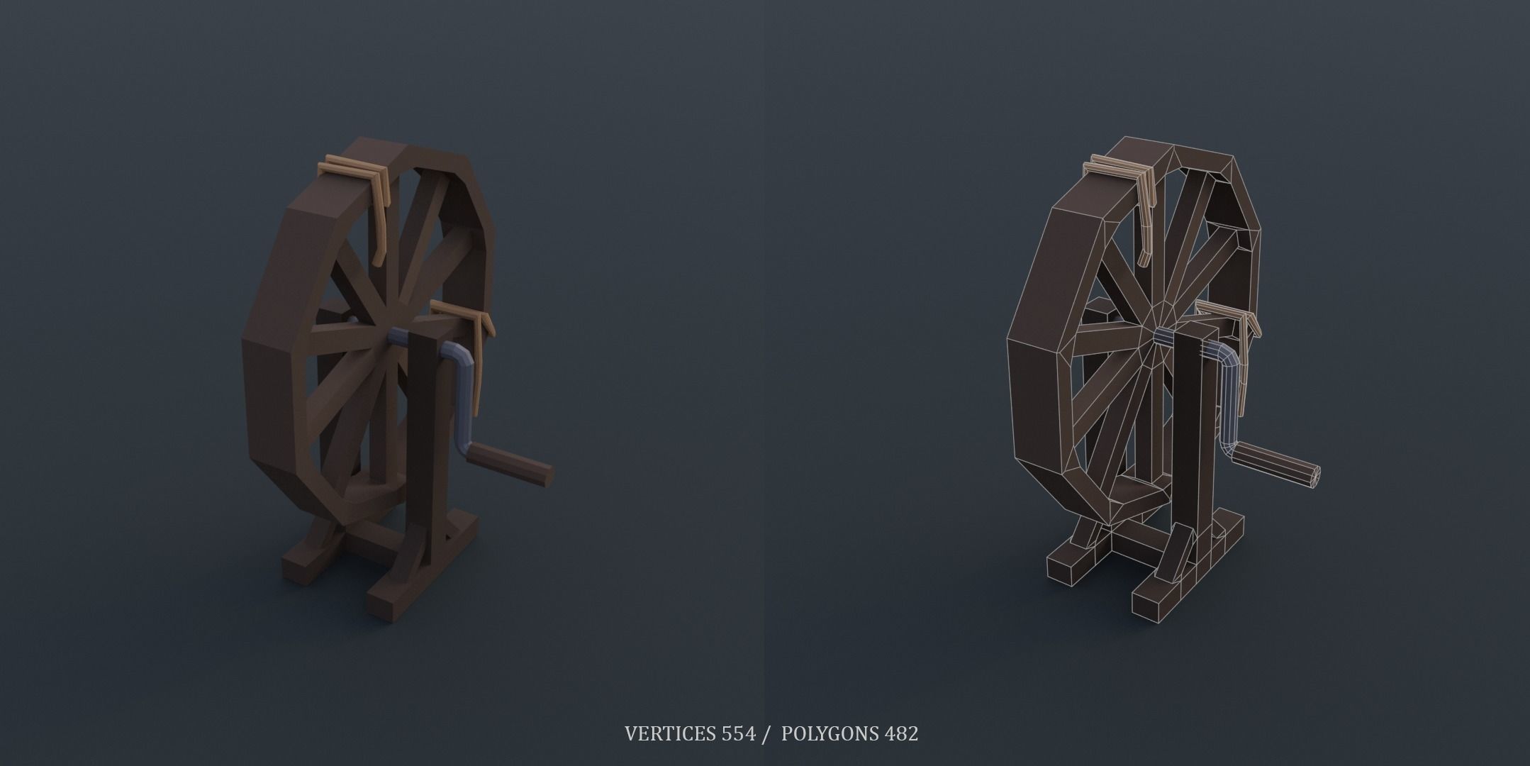Medieval Torture Devices pack Low-poly 3D model_6