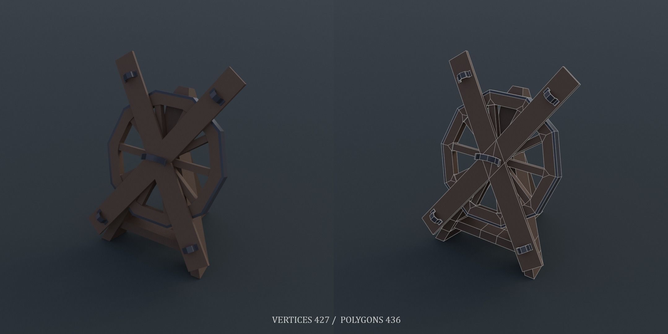 Medieval Torture Devices pack Low-poly 3D model_10