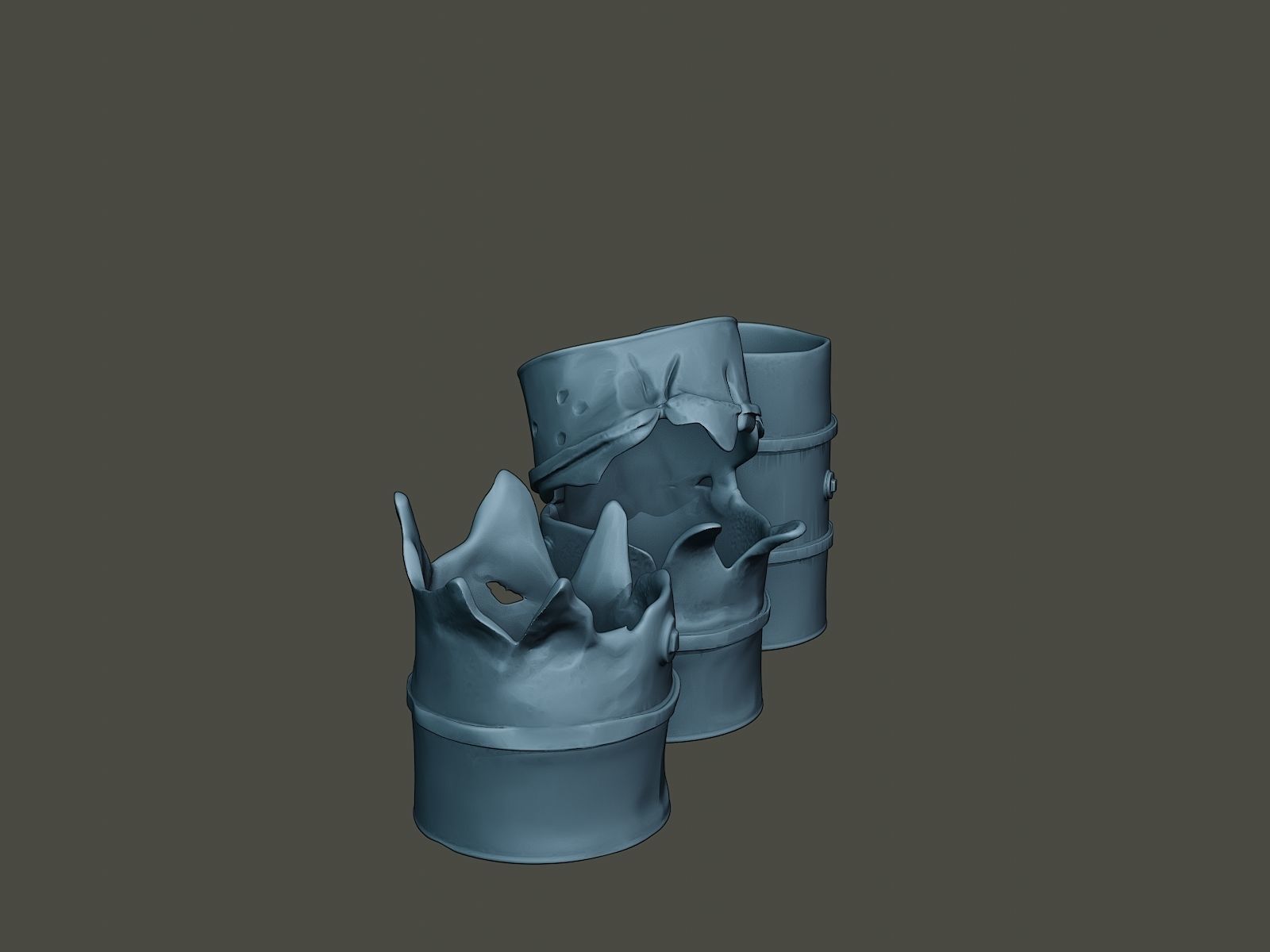 ww2 German Fuel drums and fuel tanks Pack 3D print model_28