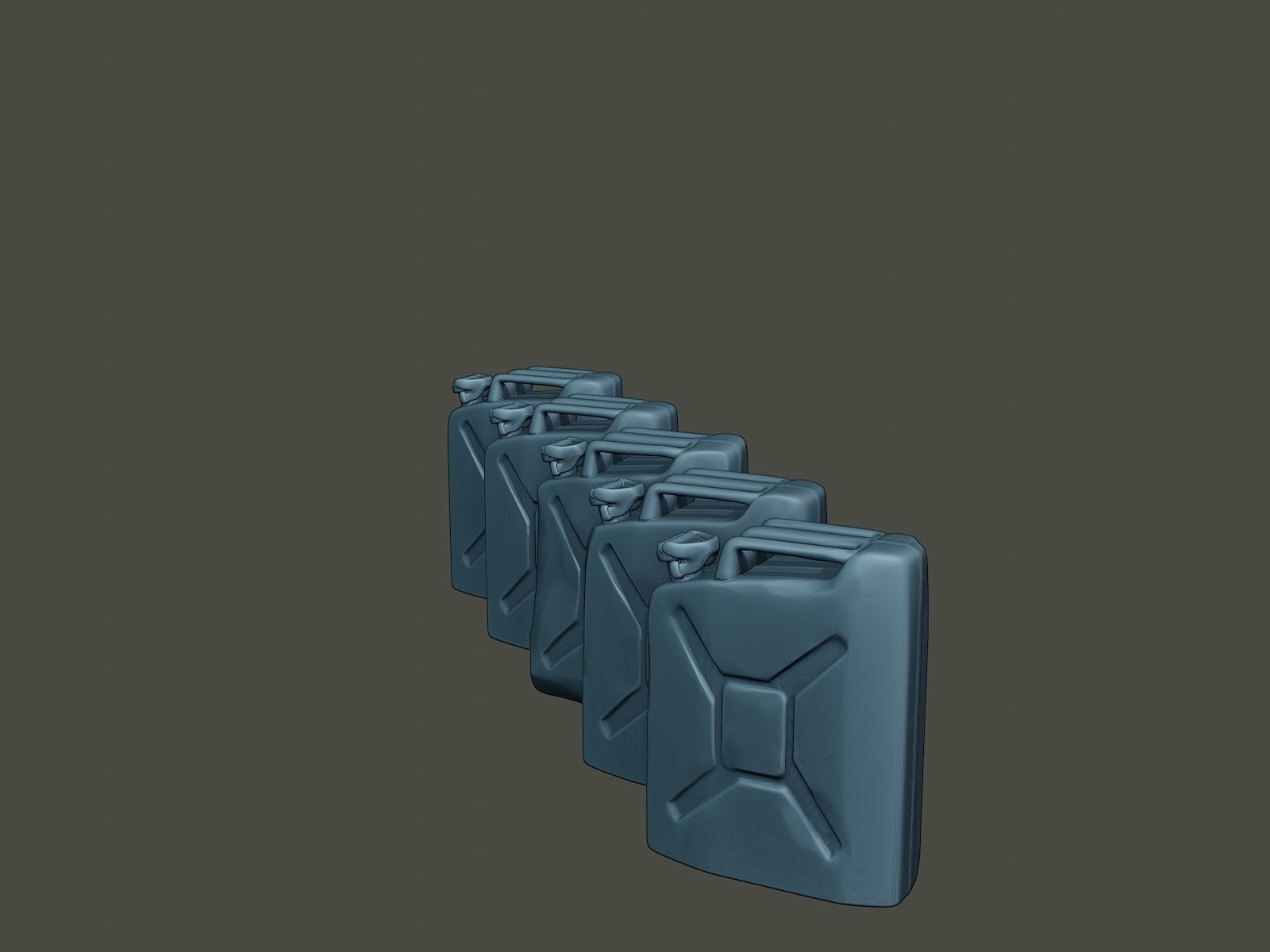 ww2 German Fuel drums and fuel tanks Pack 3D print model_47