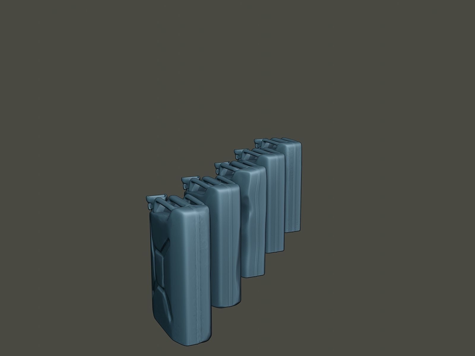ww2 German Fuel drums and fuel tanks Pack 3D print model_48