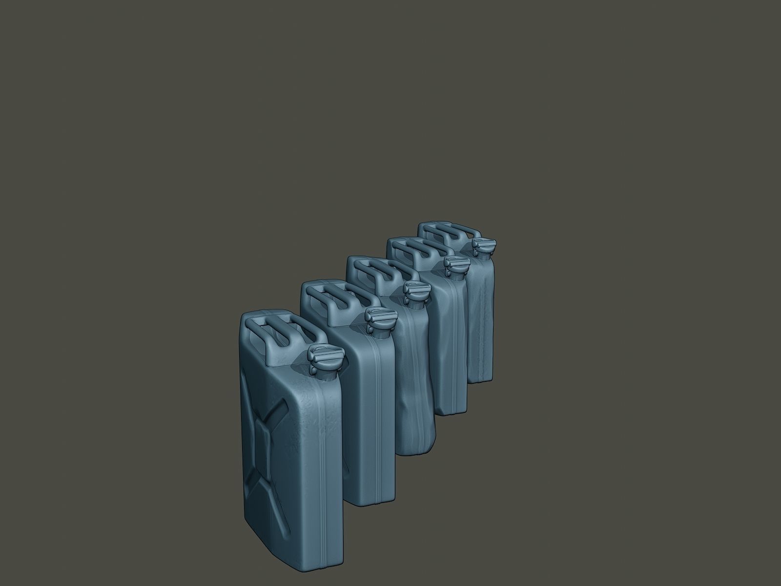ww2 German Fuel drums and fuel tanks Pack 3D print model_53