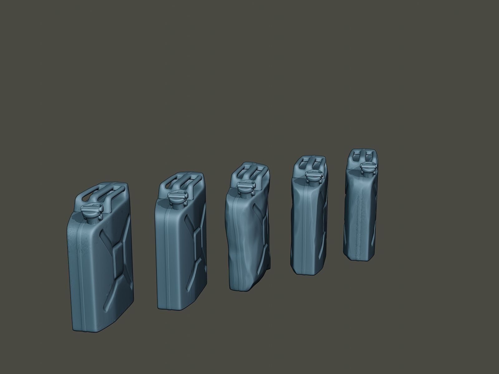 ww2 German Fuel drums and fuel tanks Pack 3D print model_54