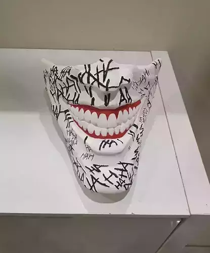Batman who laughs Joker face mask HAHA texture Wearable  n95 