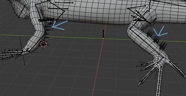 Rigged Iguana 3D model_3