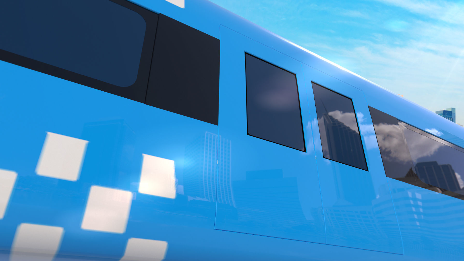 Dubai metro 3D model_6