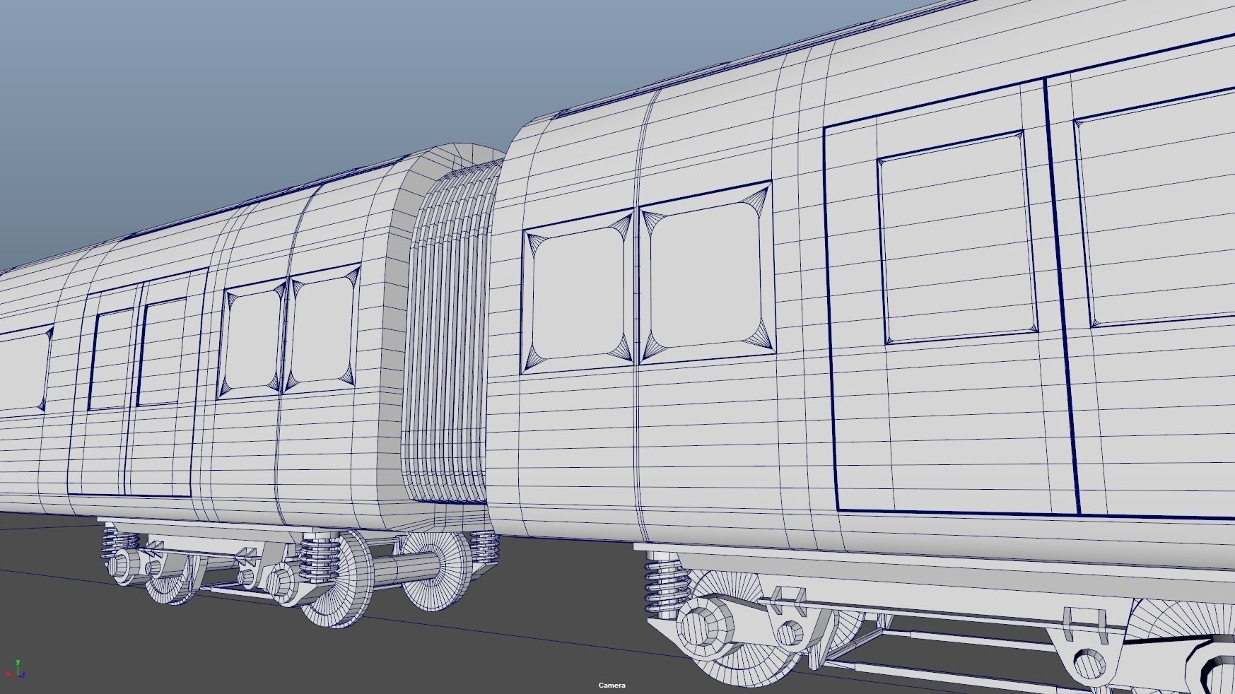 Dubai metro 3D model_13