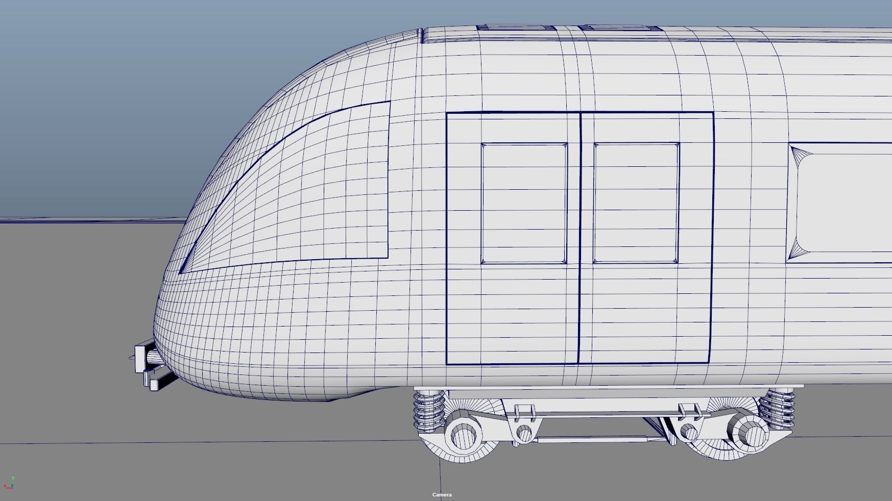 Dubai metro 3D model_5