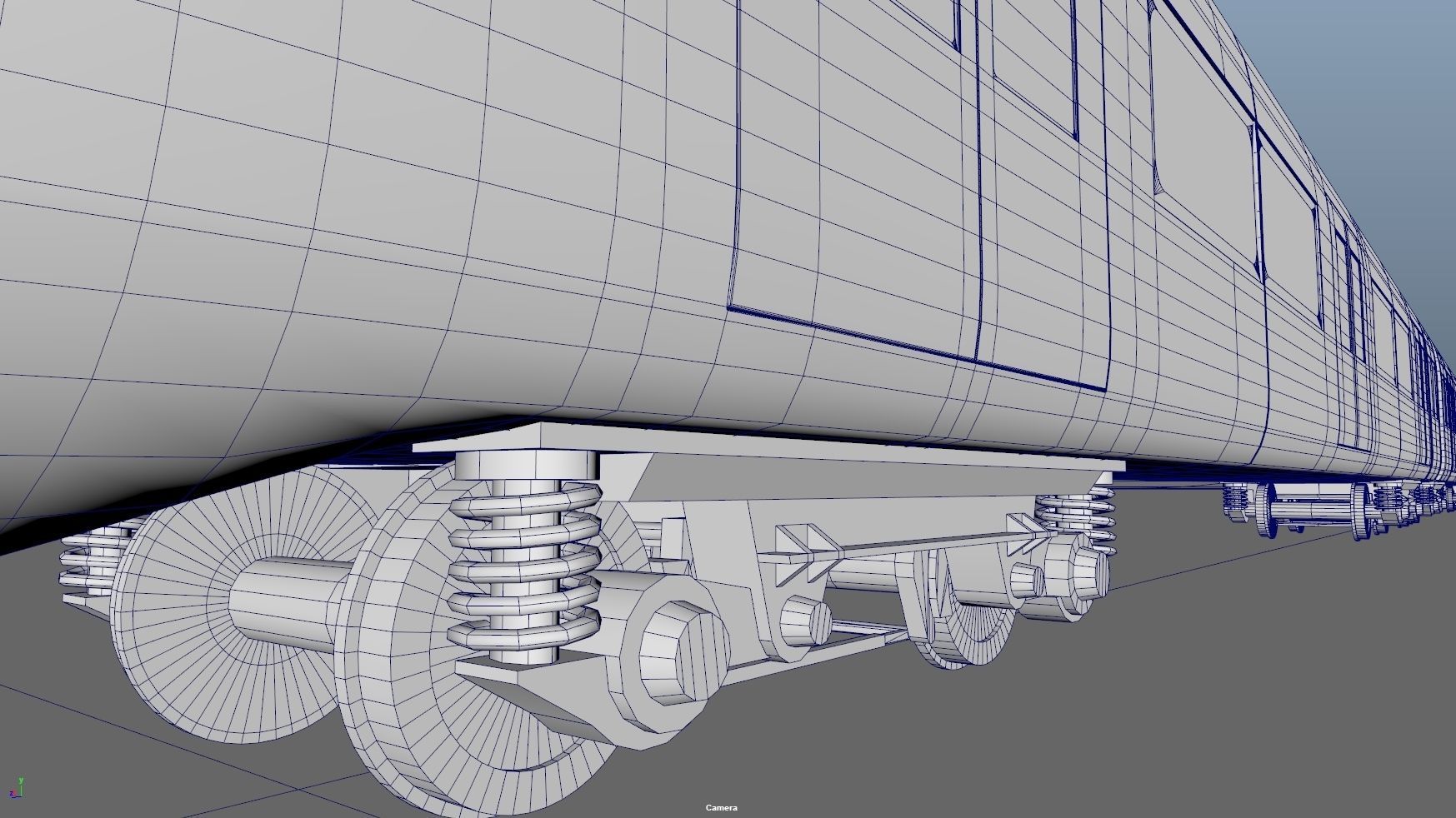 Dubai metro 3D model_3