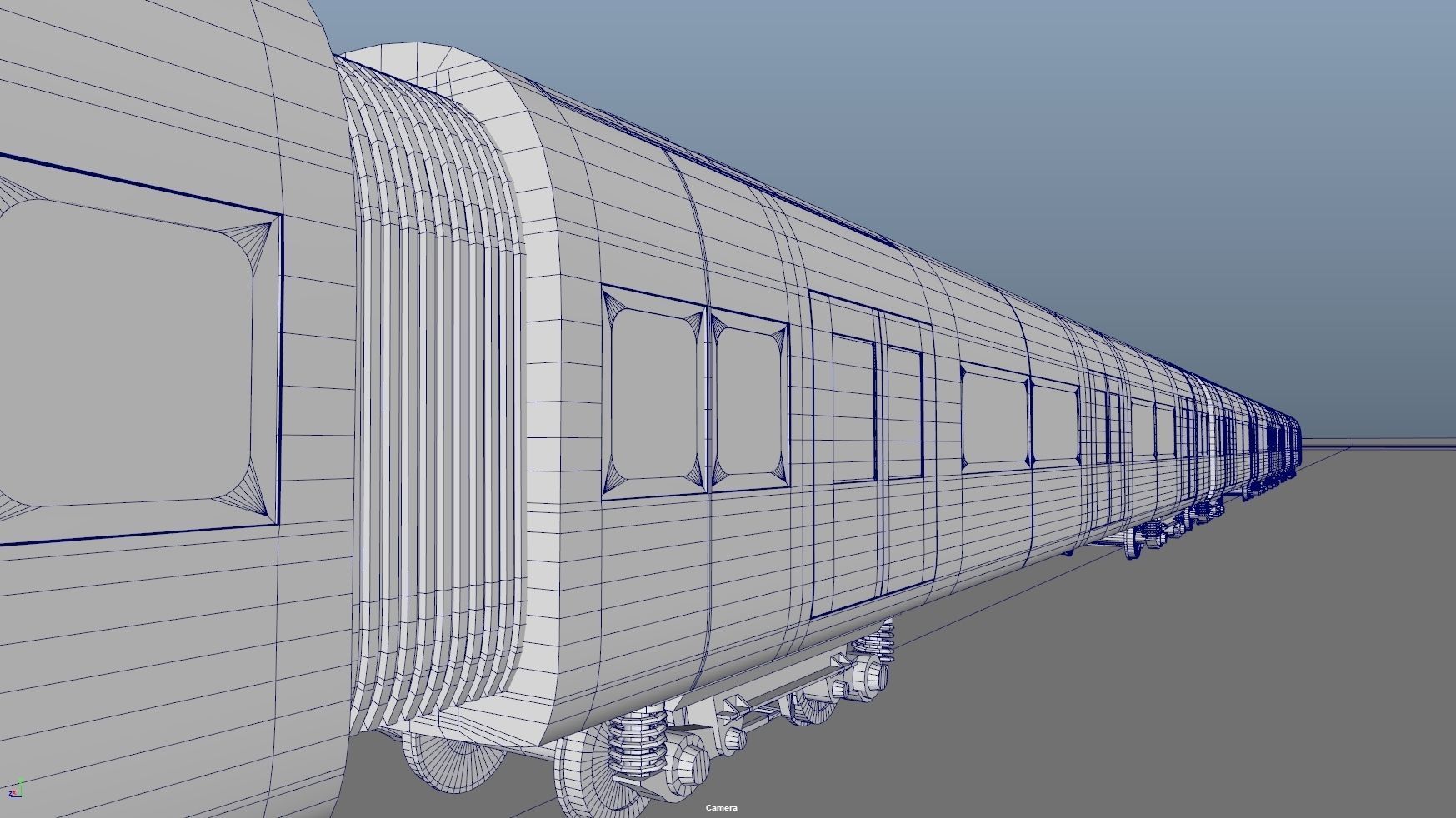 Dubai metro 3D model_9