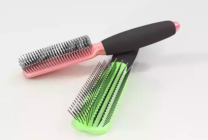 Hairbrush two hair brushes 3D model