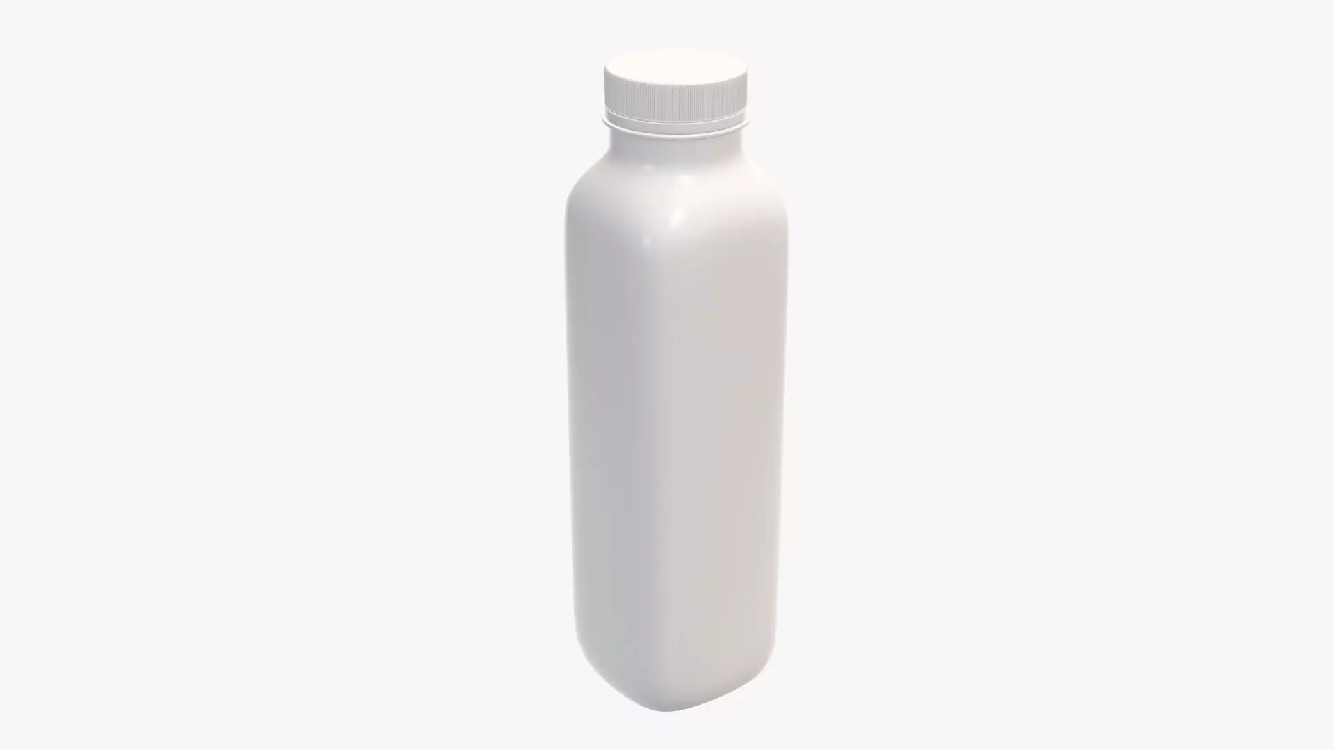 Yoghurt bottle unopened 2 3D model_0