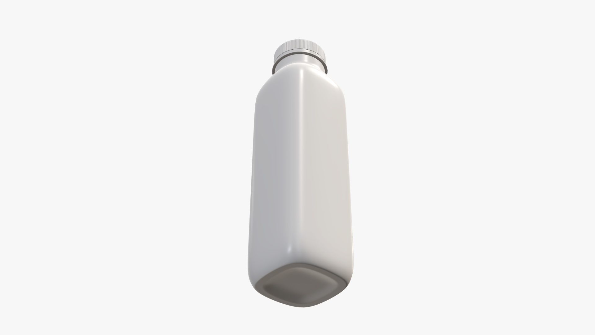 Yoghurt bottle unopened 2 3D model_4