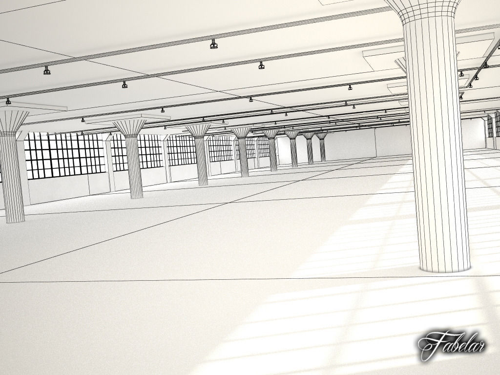 Hyundai HND-9 and garage 3D model_15