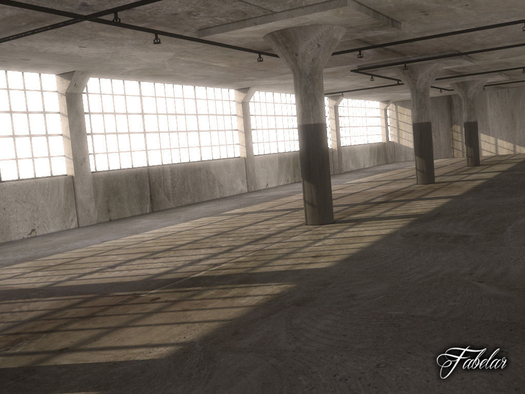 Hyundai HND-9 and garage 3D model_12