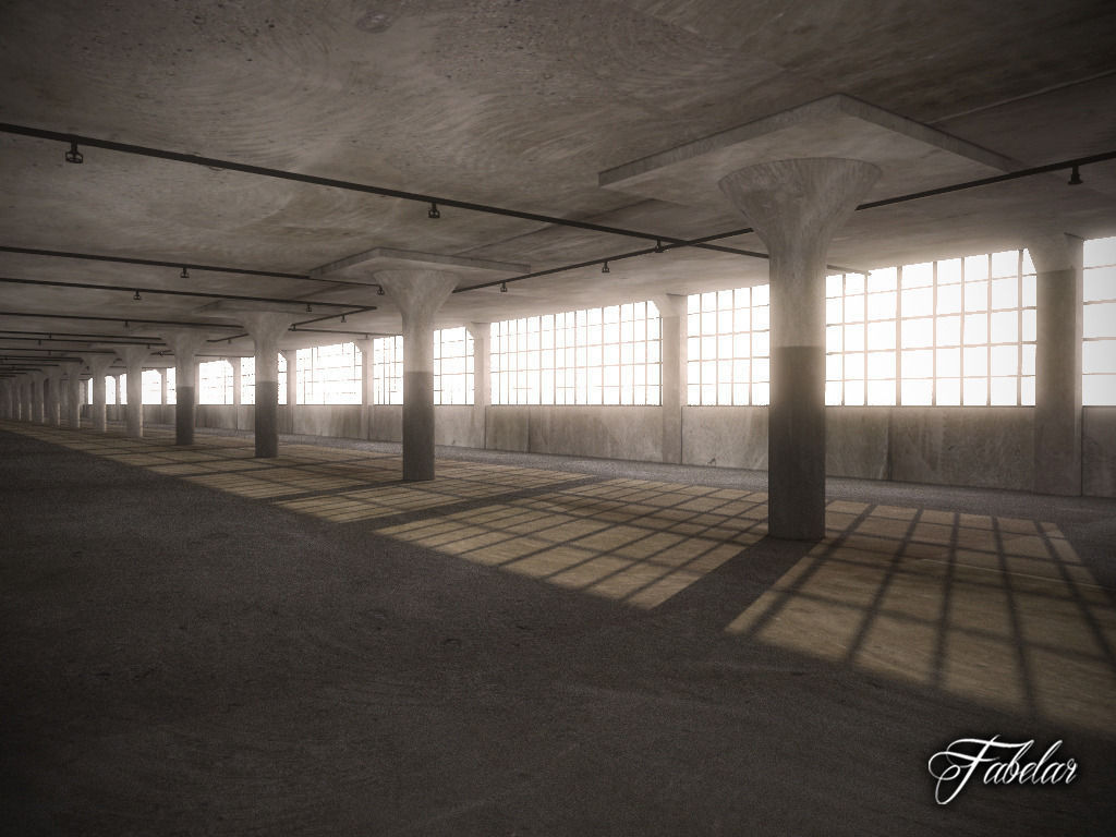 Hyundai HND-9 and garage 3D model_11