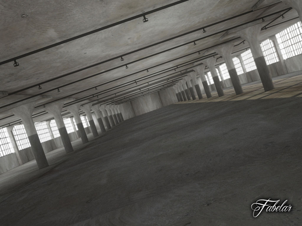 Hyundai HND-9 and garage 3D model_13