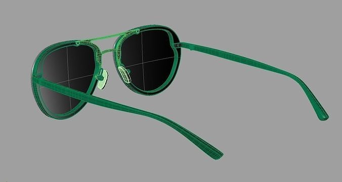 Gold Sunglass 3D print model