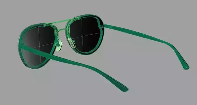 Gold Sunglass 3D print model
