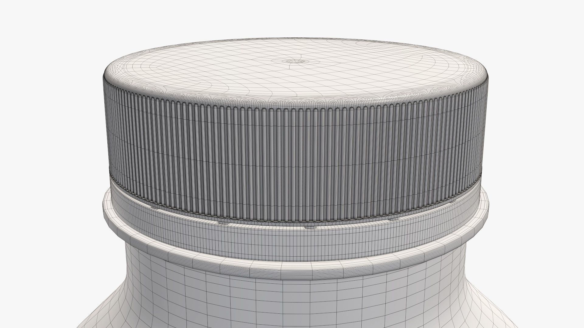 Yoghurt bottle unopened 5 3D model_8