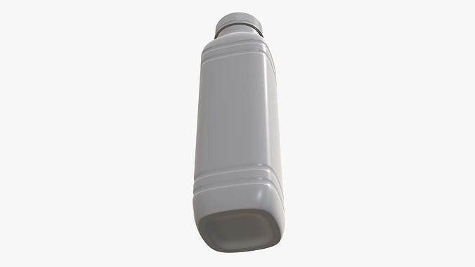 Yoghurt bottle unopened 5 3D model 5