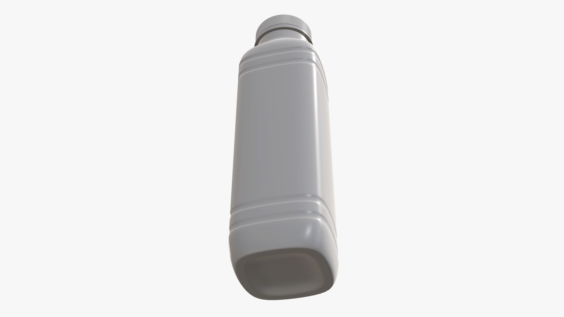 Yoghurt bottle unopened 5 3D model_4