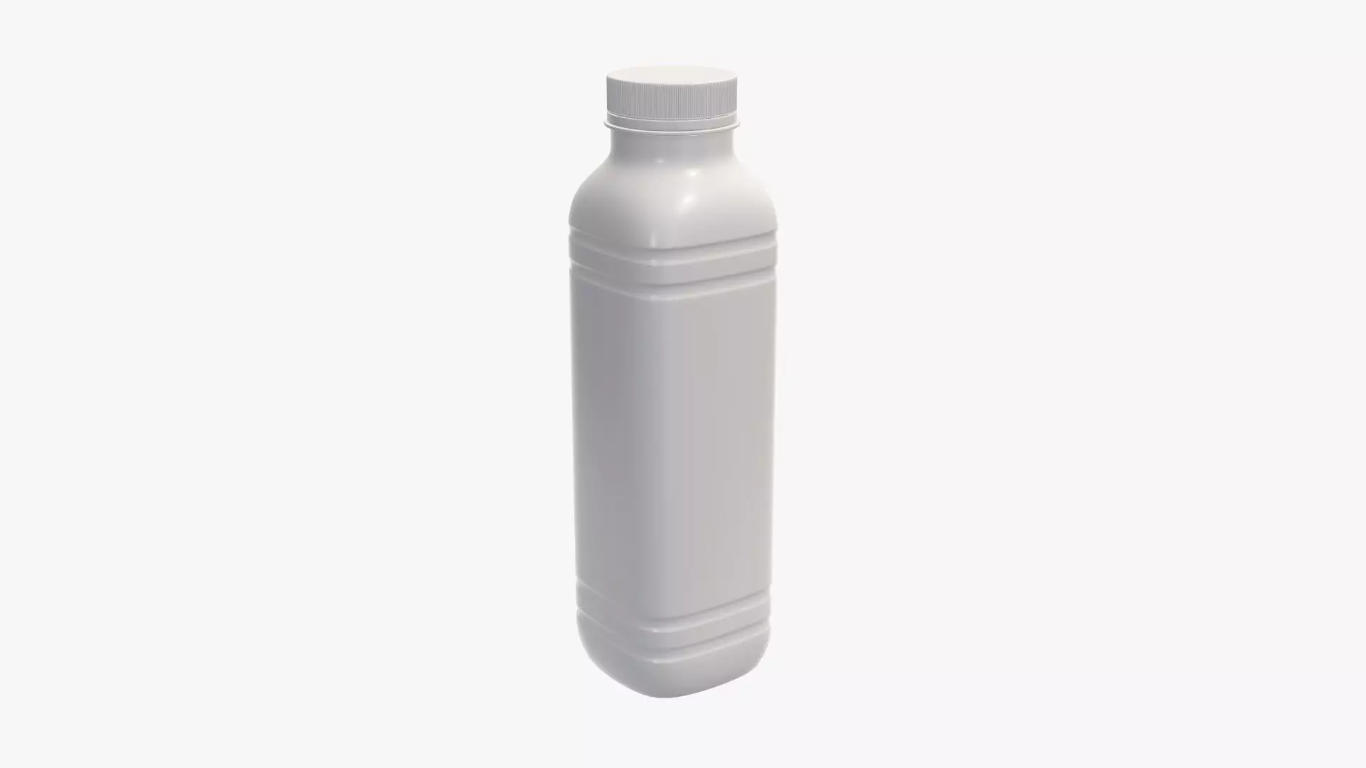 Yoghurt bottle unopened 5 3D model_0