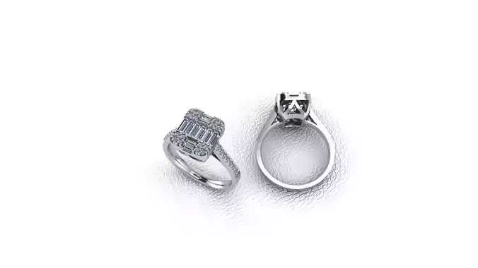 Diamond Ring 3D print model