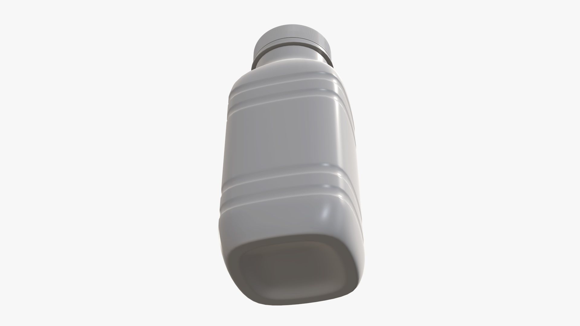 Yoghurt bottle unopened 6 3D model_4