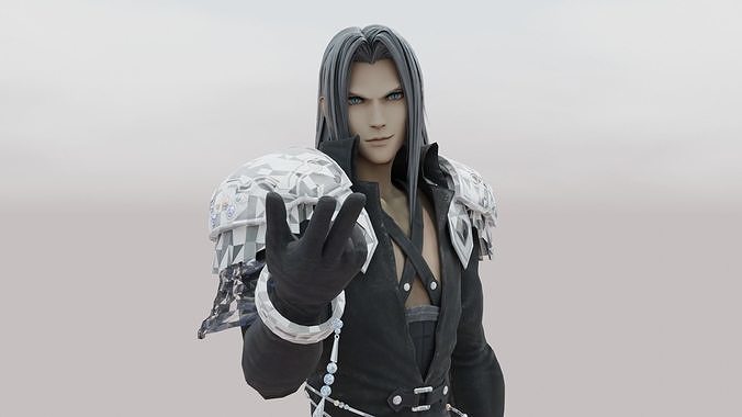 Final Fantasi VII Sephiroth 3D model
