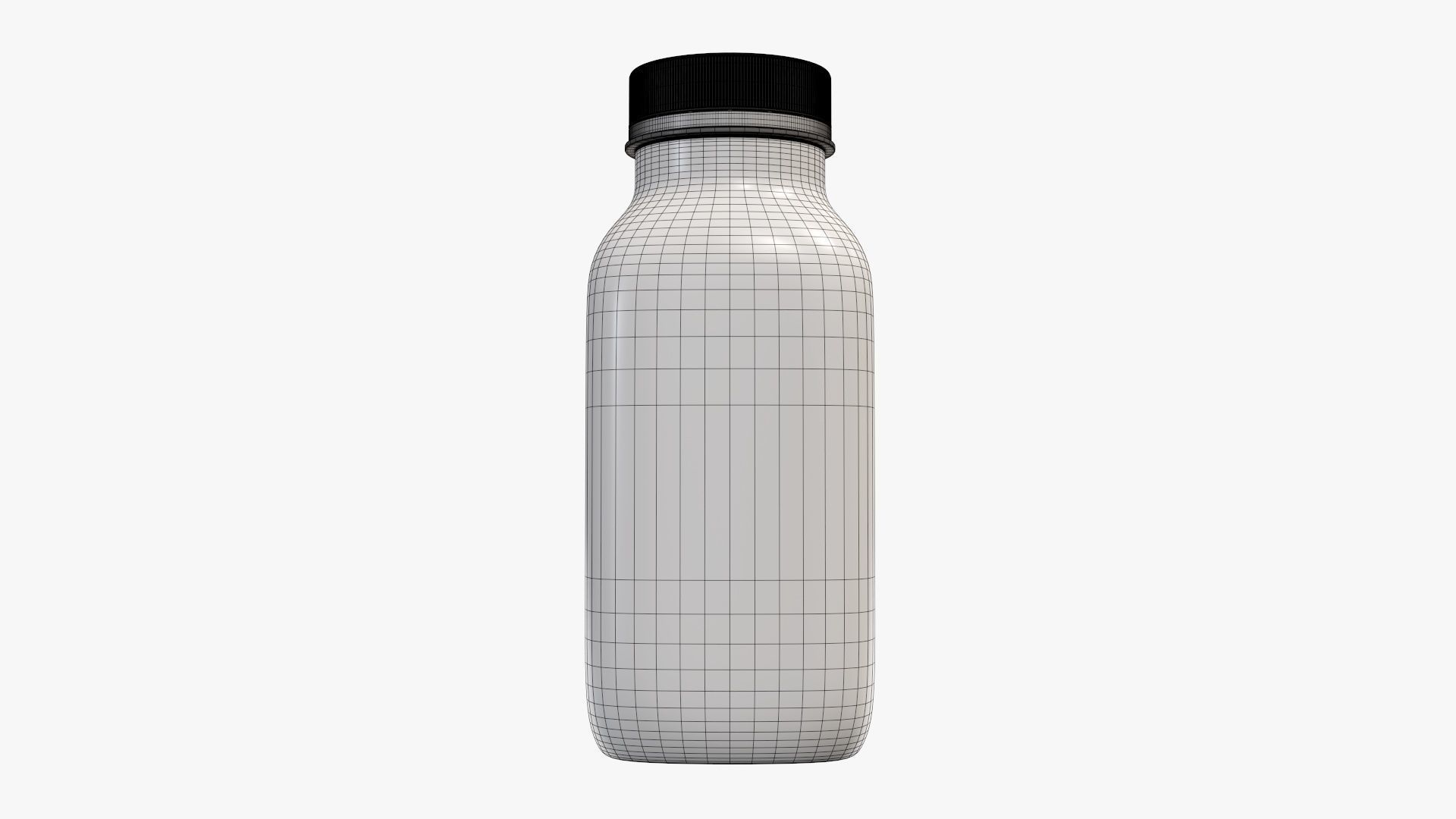 Yoghurt bottle unopened 7 3D model_6