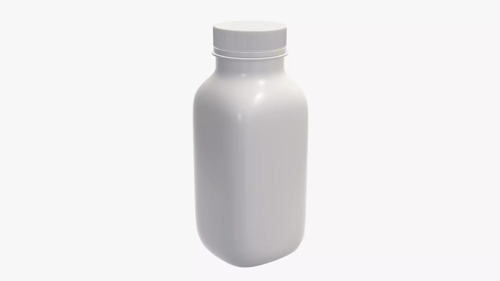 Yoghurt bottle unopened 7 3D model_0