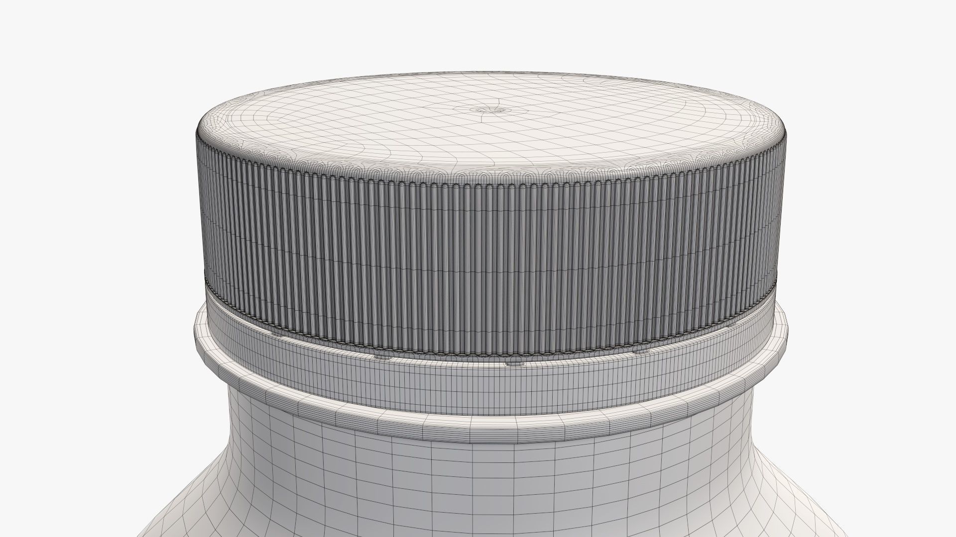 Yoghurt bottle unopened 7 3D model_8