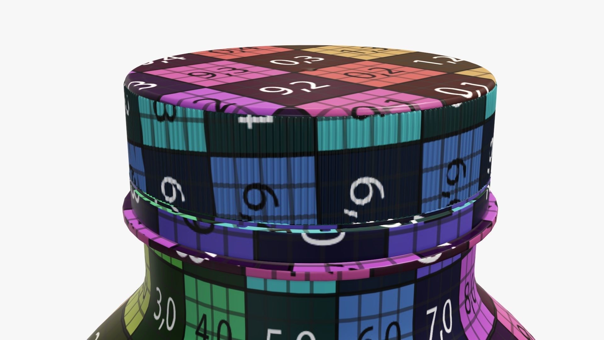 Yoghurt bottle unopened 7 3D model_13