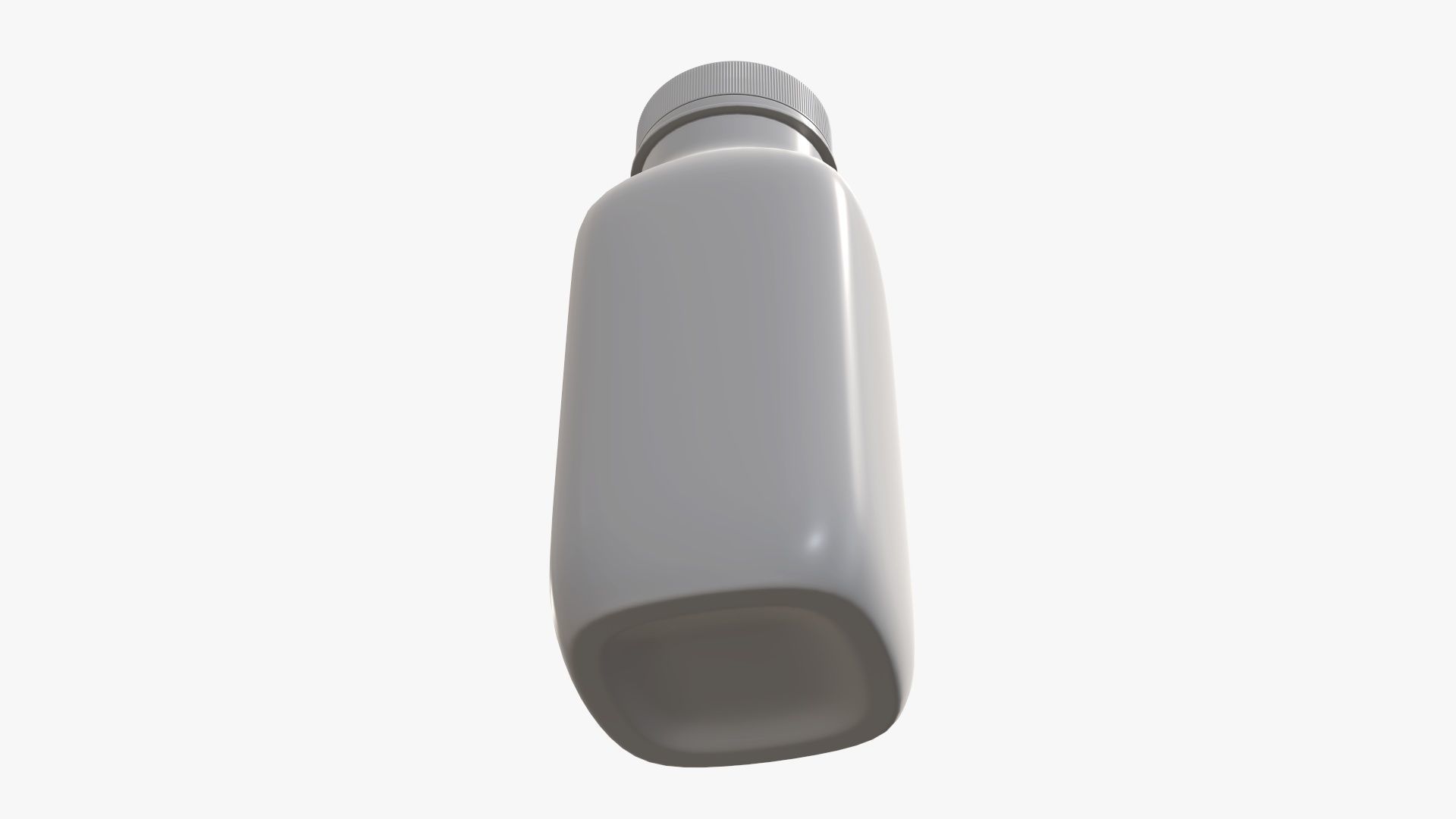 Yoghurt bottle unopened 7 3D model_4