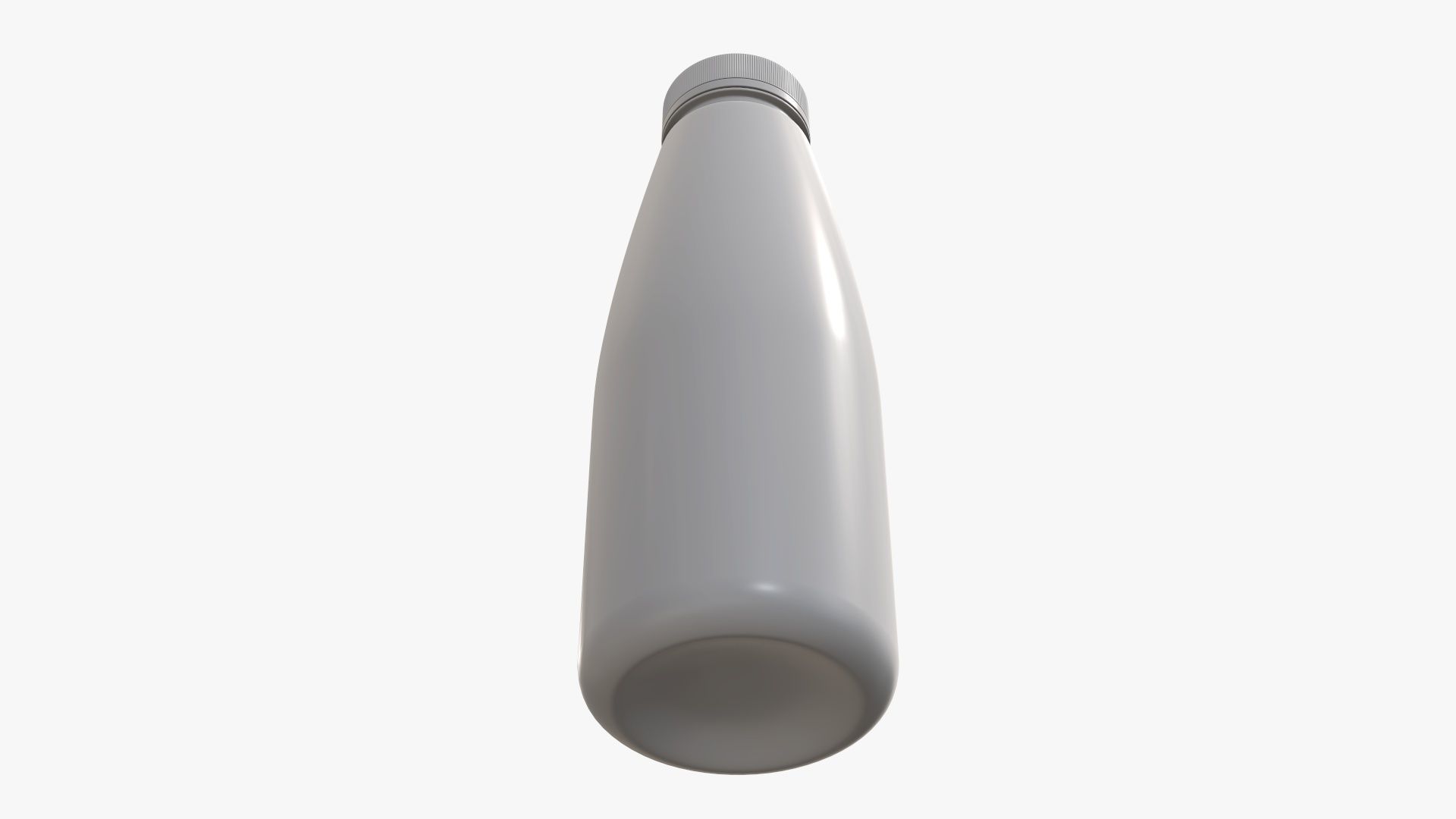 Yoghurt bottle unopened 8 3D model_4