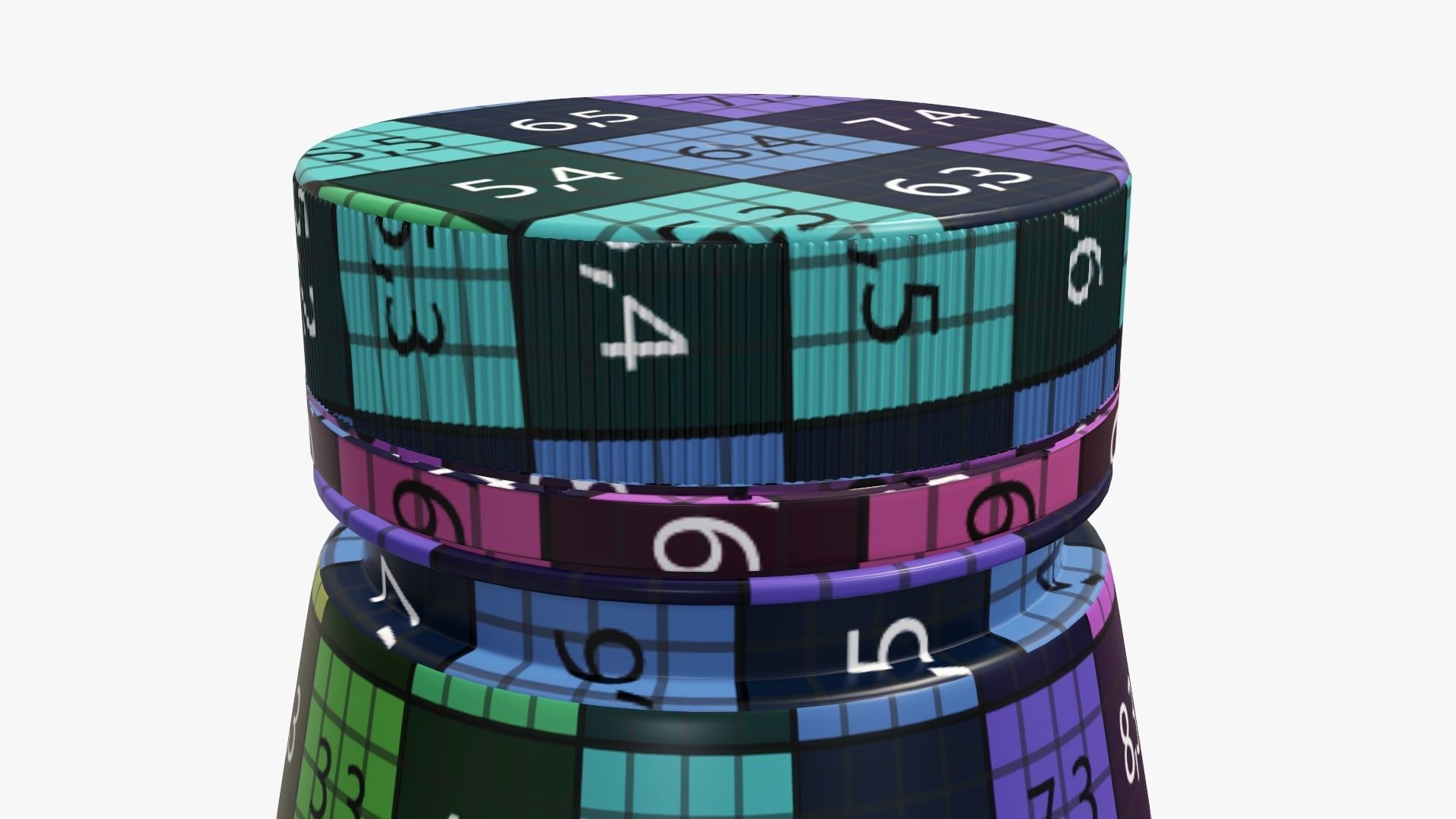 Yoghurt bottle unopened 8 3D model_13