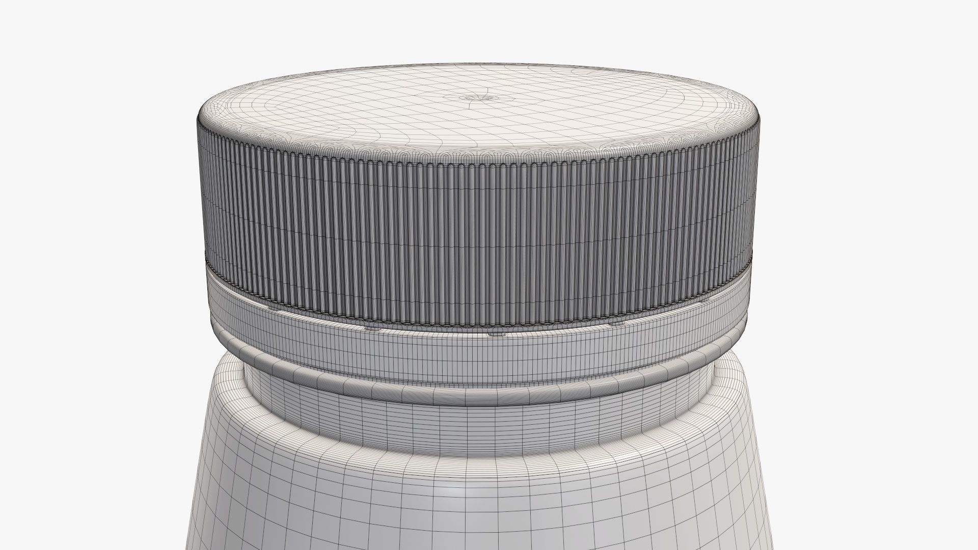 Yoghurt bottle unopened 8 3D model_8