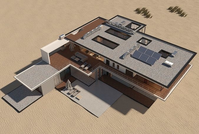 Hawkes Bay Villa 3D model 3