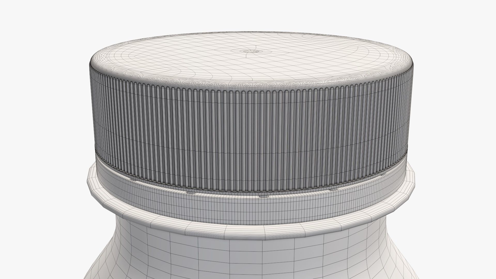 Yoghurt bottle unopened 9 3D model_8