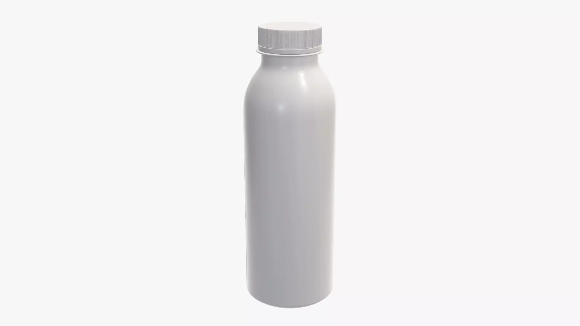Yoghurt bottle unopened 9 3D model_0