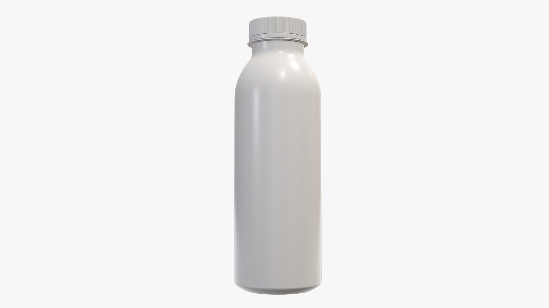 Yoghurt bottle unopened 9 3D model_1