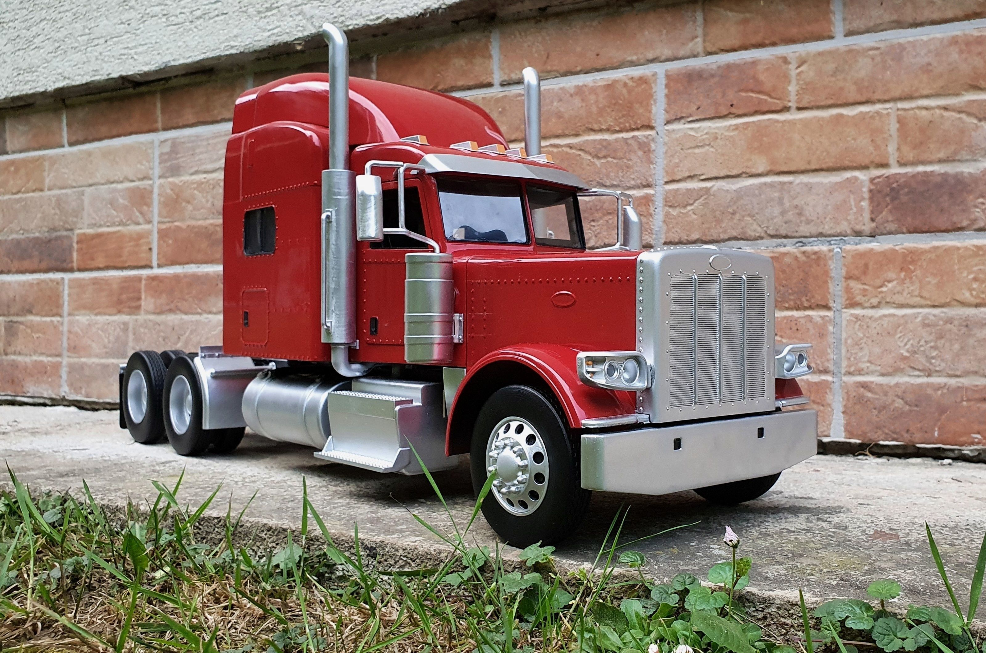 Peterbilt 389 - detailed scale model kit 3D print model_7
