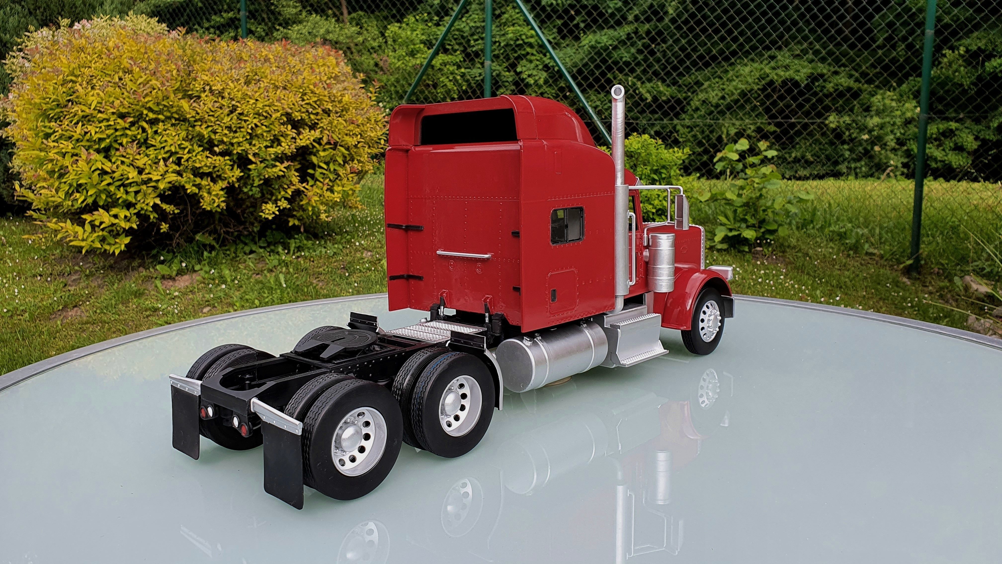 Peterbilt 389 - detailed scale model kit 3D print model_5